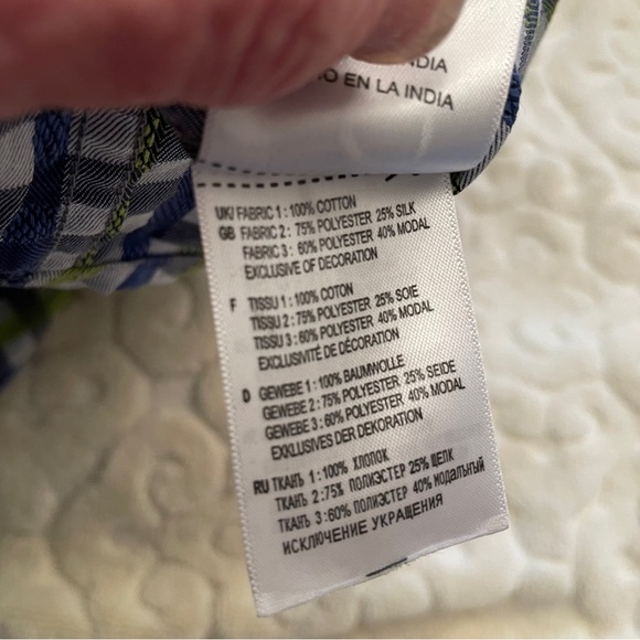 Robert Graham Colorful Plaid
Striped Shirt Button Down-"2X Big and Tall - Picture 10 of 10